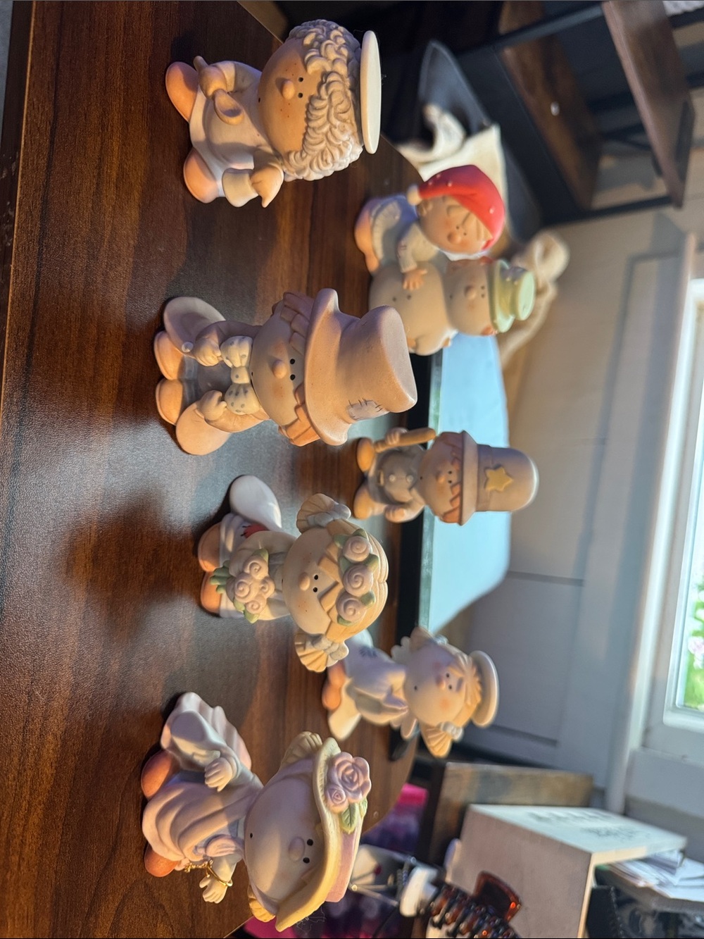 Vtg Bumpkins by Fabrizio George Good Porcelain Figurine Lot 7pc NO CHIPS